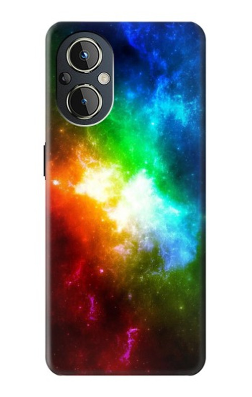 W2312 Colorful Rainbow Space Galaxy Case Cover Custodia e Flip Case per OnePlus Nord N20 5G