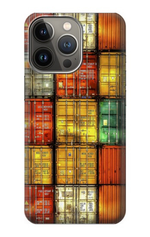 W3861 Colorful Container Block Case Cover Custodia e Flip Case per iPhone 13 Pro Max