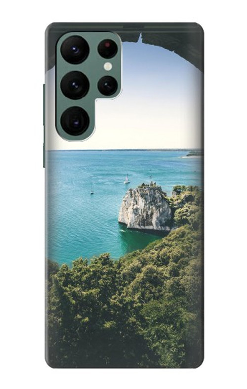 W3865 Europe Duino Beach Italy Case Cover Custodia e Flip Case per Samsung Galaxy S22 Ultra