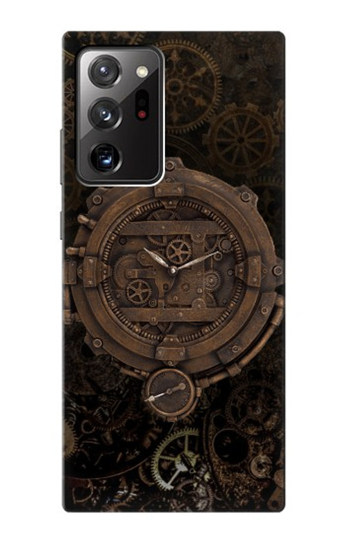 W3902 Steampunk Clock Gear Case Cover Custodia e Flip Case per Samsung Galaxy Note 20 Ultra, Ultra 5G