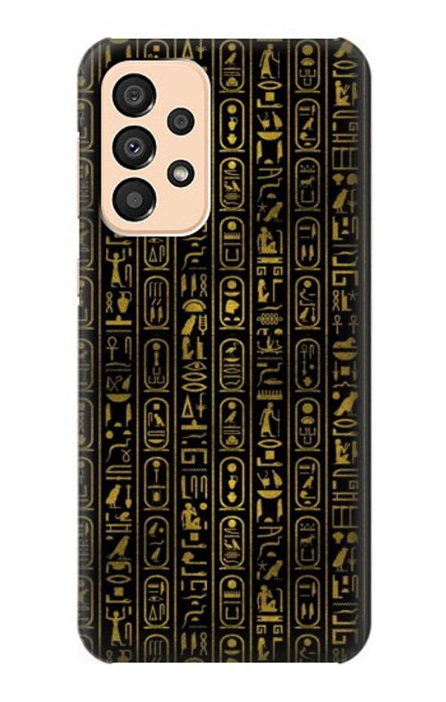 W3869 Ancient Egyptian Hieroglyphic Case Cover Custodia e Flip Case per Samsung Galaxy A33 5G
