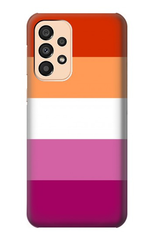 W3887 Lesbian Pride Flag Case Cover Custodia e Flip Case per Samsung Galaxy A33 5G