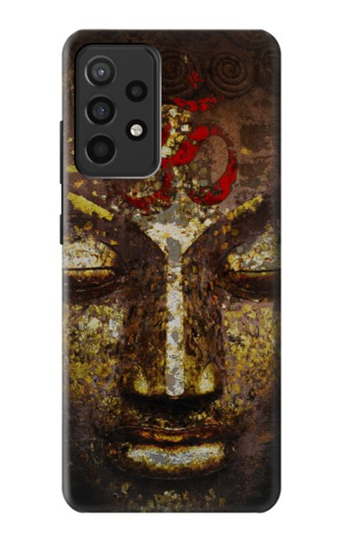 W3874 Buddha Face Ohm Symbol Case Cover Custodia e Flip Case per Samsung Galaxy A52, Galaxy A52 5G