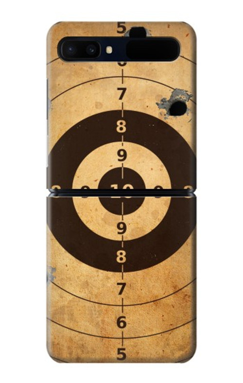 W3894 Paper Gun Shooting Target Case Cover Custodia e Flip Case per Samsung Galaxy Z Flip 5G