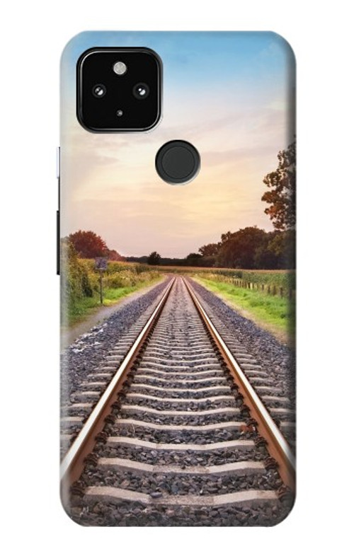 W3866 Railway Straight Train Track Case Cover Custodia e Flip Case per Google Pixel 4a 5G