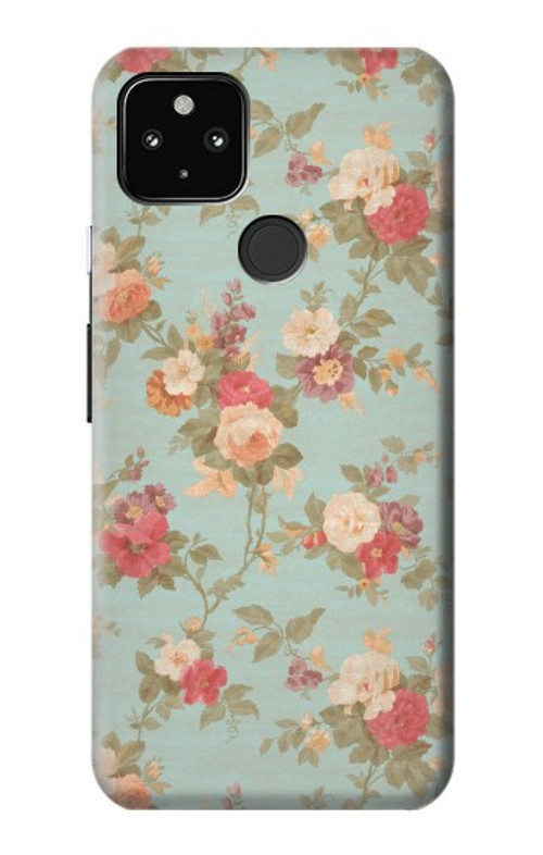 W3910 Vintage Rose Case Cover Custodia e Flip Case per Google Pixel 4a 5G