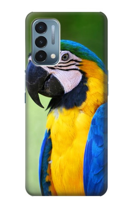 W3888 Macaw Face Bird Case Cover Custodia e Flip Case per OnePlus Nord N200 5G