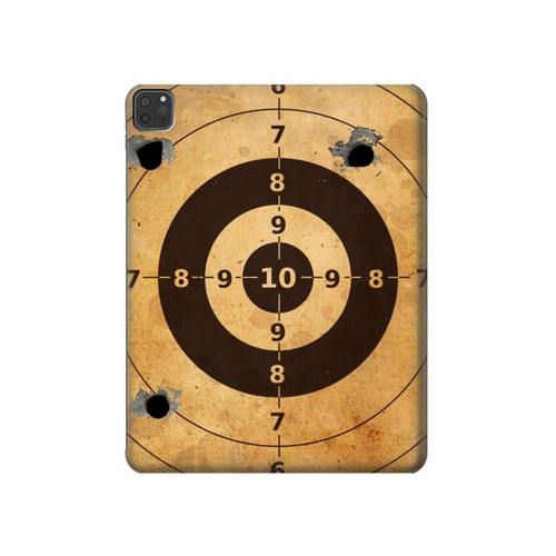 W3894 Paper Gun Shooting Target Tablet Case Cover Custodia per iPad Pro 11 (2021,2020,2018, 3rd, 2nd, 1st)