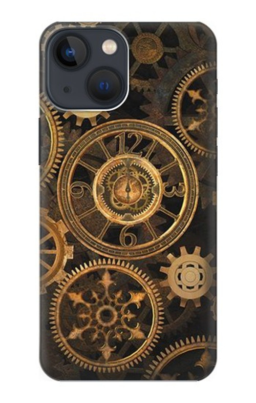 W3442 Clock Gear Case Cover Custodia e Flip Case per iPhone 14