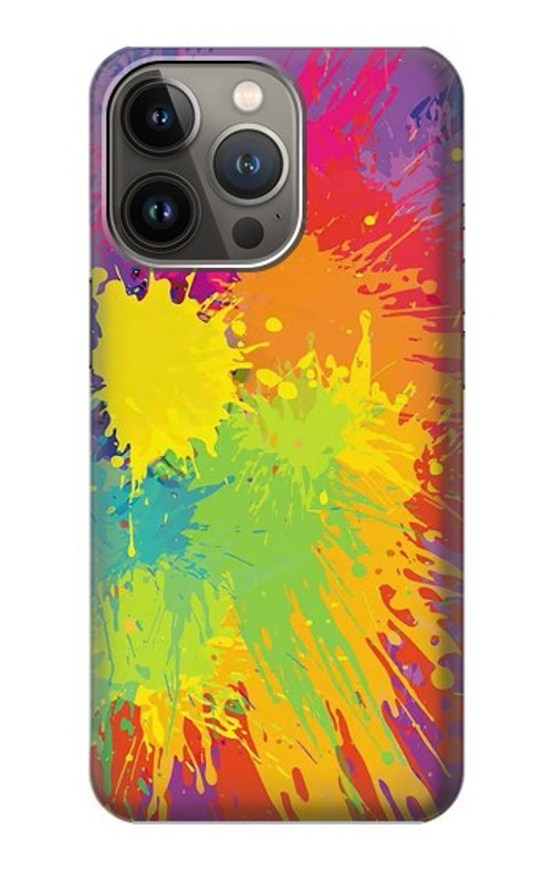 W3675 Color Splash Case Cover Custodia e Flip Case per iPhone 14 Pro Max