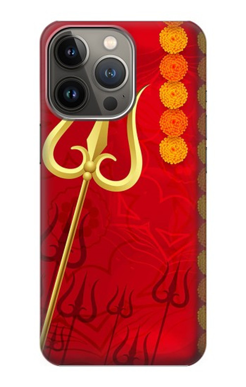 W3788 Shiv Trishul Case Cover Custodia e Flip Case per iPhone 14 Pro Max