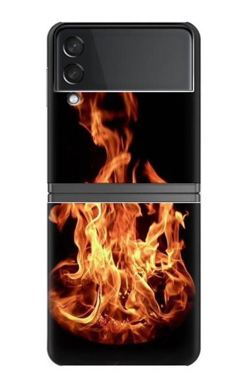 W3379 Fire Frame Case Cover Custodia e Flip Case per Samsung Galaxy Z Flip 4
