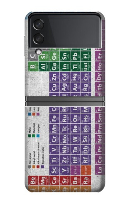 W3383 Periodic Table Case Cover Custodia e Flip Case per Samsung Galaxy Z Flip 4