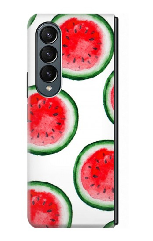 W3236 Watermelon Pattern Case Cover Custodia e Flip Case per Samsung Galaxy Z Fold 4