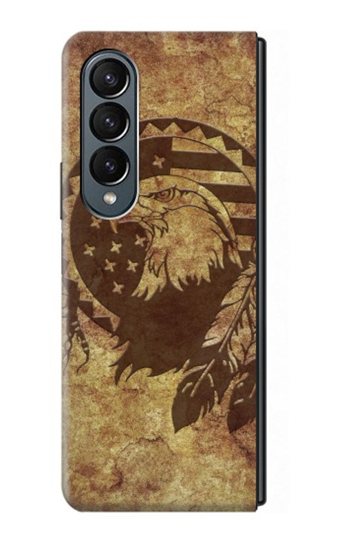 W3378 Native American Case Cover Custodia e Flip Case per Samsung Galaxy Z Fold 4