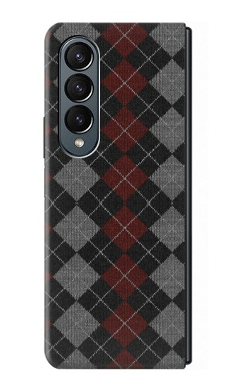 W3907 Sweater Texture Case Cover Custodia e Flip Case per Samsung Galaxy Z Fold 4