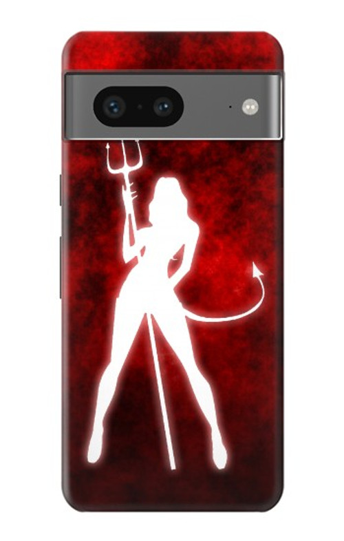 W2455 Sexy Devil Girl Case Cover Custodia e Flip Case per Google Pixel 7