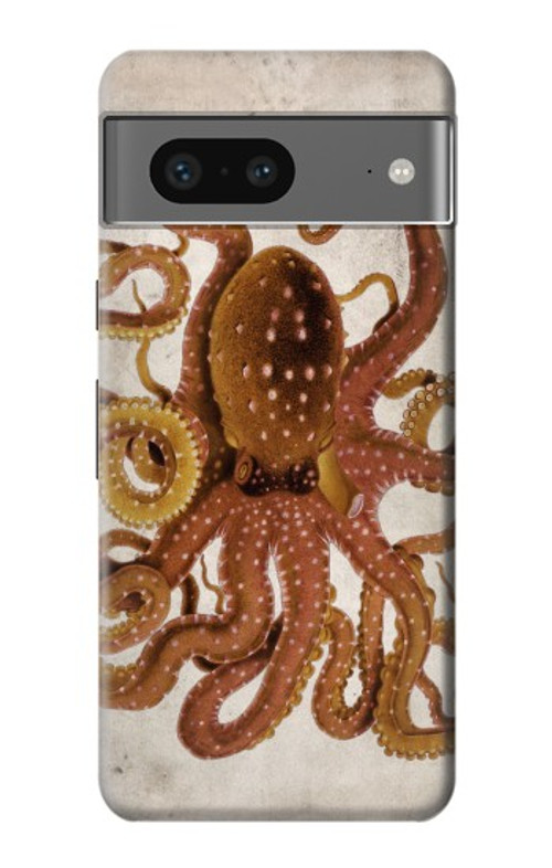 W2801 Vintage Octopus Case Cover Custodia e Flip Case per Google Pixel 7