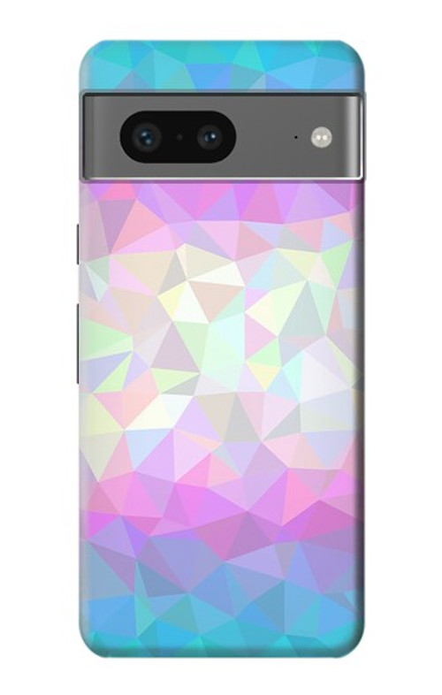 W3747 Trans Flag Polygon Case Cover Custodia e Flip Case per Google Pixel 7
