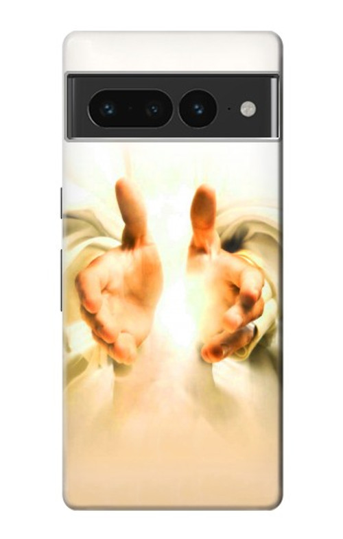 W2546 Hand of God Heaven Case Cover Custodia e Flip Case per Google Pixel 7 Pro