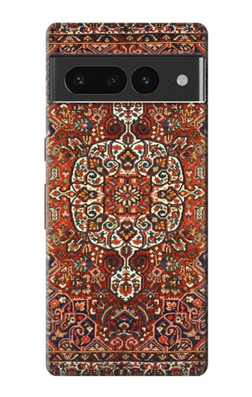 W3813 Persian Carpet Rug Pattern Case Cover Custodia e Flip Case per Google Pixel 7 Pro