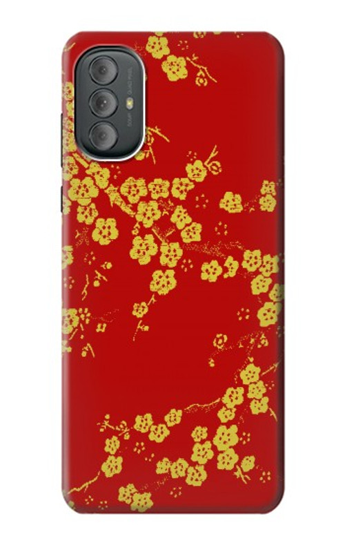 W2050 Cherry Blossoms Chinese Graphic Printed Case Cover Custodia e Flip Case per Motorola Moto G Power 2022, G Play 2023
