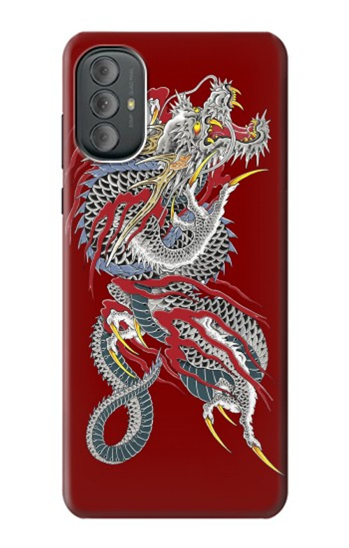 W2104 Yakuza Dragon Tattoo Case Cover Custodia e Flip Case per Motorola Moto G Power 2022, G Play 2023