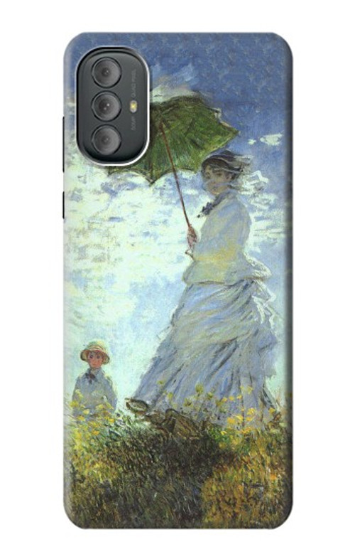 W2415 Claude Monet Woman with a Parasol Case Cover Custodia e Flip Case per Motorola Moto G Power 2022, G Play 2023