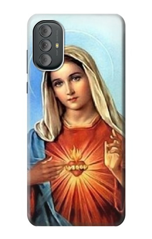 W2420 The Virgin Mary Santa Maria Case Cover Custodia e Flip Case per Motorola Moto G Power 2022, G Play 2023