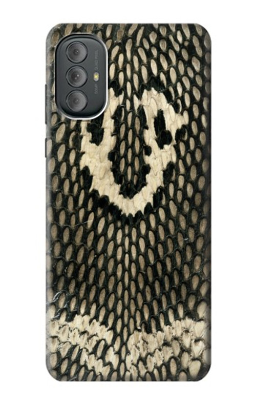 W2711 King Cobra Snake Skin Graphic Printed Case Cover Custodia e Flip Case per Motorola Moto G Power 2022, G Play 2023