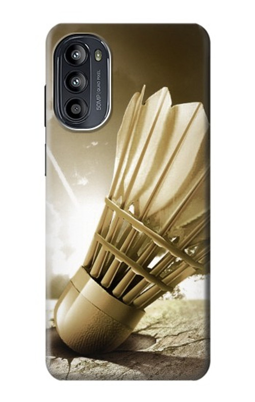 W0979 Badminton Sport Art Case Cover Custodia e Flip Case per Motorola Moto G52, G82 5G