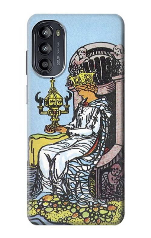 W3067 Tarot Card Queen of Cups Case Cover Custodia e Flip Case per Motorola Moto G52, G82 5G
