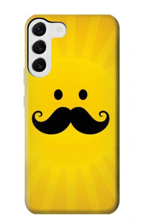 W1145 Yellow Mustache Sun Case Cover Custodia e Flip Case per Samsung Galaxy S23 Plus