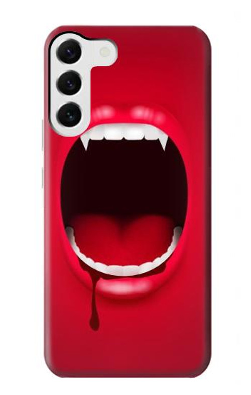 W2103 Vampire Mouth Case Cover Custodia e Flip Case per Samsung Galaxy S23 Plus