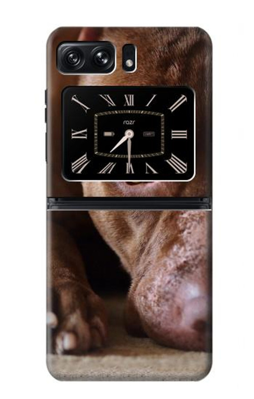 W0519 PitBull Face Case Cover Custodia e Flip Case per Motorola Moto Razr 2022