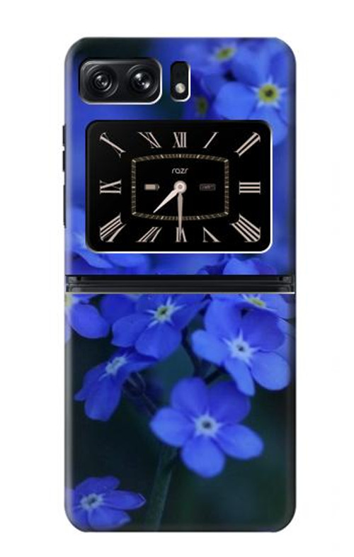 W0782 Forget me not Case Cover Custodia e Flip Case per Motorola Moto Razr 2022