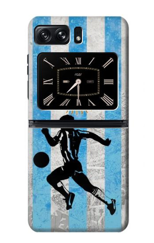 W2977 Argentina Football Soccer Case Cover Custodia e Flip Case per Motorola Moto Razr 2022