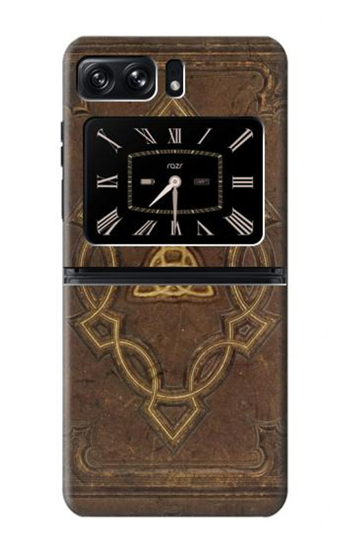 W3219 Spell Book Cover Case Cover Custodia e Flip Case per Motorola Moto Razr 2022
