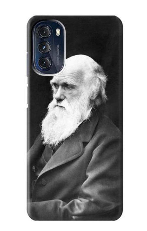 W1610 Charles Darwin Case Cover Custodia e Flip Case per Motorola Moto G 5G (2023)