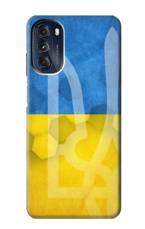 W3006 Ukraine Football Soccer Case Cover Custodia e Flip Case per Motorola Moto G 5G (2023)