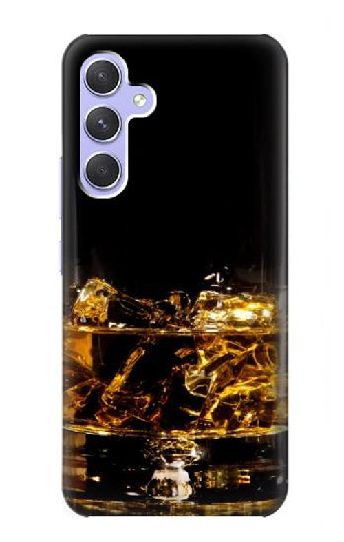 W2742 Ice Whiskey Whisky Glass Case Cover Custodia e Flip Case per Samsung Galaxy A54 5G