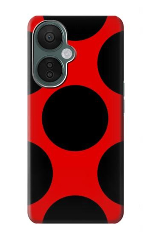 W1829 Ladybugs Dot Pattern Case Cover Custodia e Flip Case per OnePlus Nord CE 3 Lite, Nord N30 5G