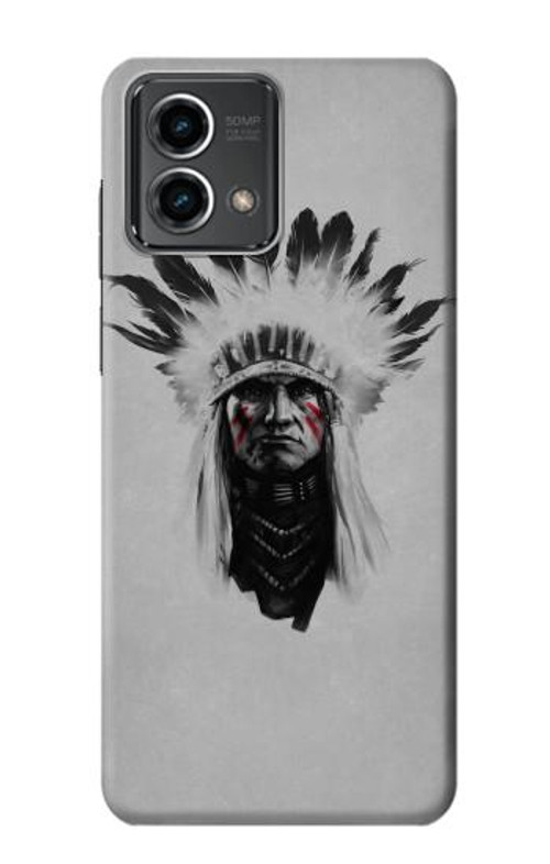 W0451 Indian Chief Case Cover Custodia e Flip Case per Motorola Moto G Stylus 5G (2023)