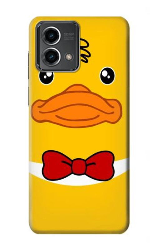 W2760 Yellow Duck Tuxedo Cartoon Case Cover Custodia e Flip Case per Motorola Moto G Stylus 5G (2023)