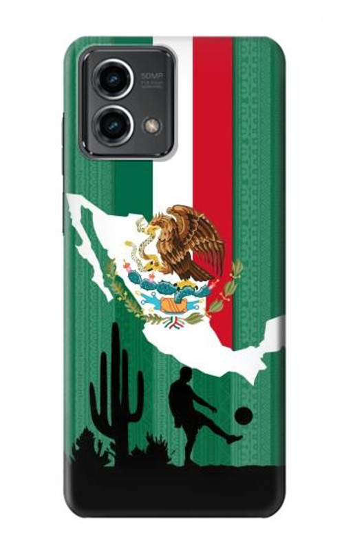 W2994 Mexico Football Soccer Case Cover Custodia e Flip Case per Motorola Moto G Stylus 5G (2023)