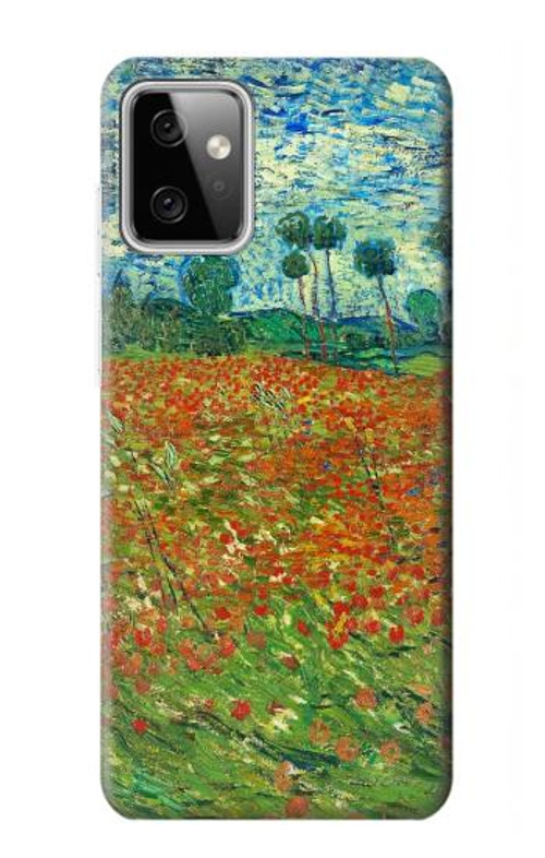 W2681 Field Of Poppies Vincent Van Gogh Case Cover Custodia e Flip Case per Motorola Moto G Power (2023) 5G