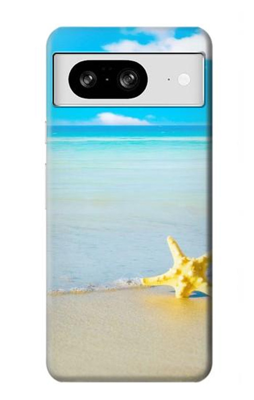 W0911 Relax at the Beach Case Cover Custodia e Flip Case per Google Pixel 8
