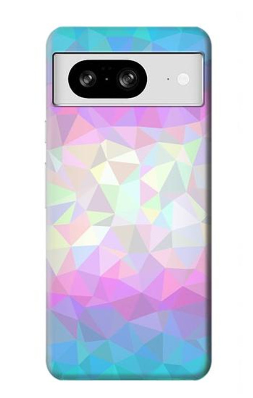 W3747 Trans Flag Polygon Case Cover Custodia e Flip Case per Google Pixel 8