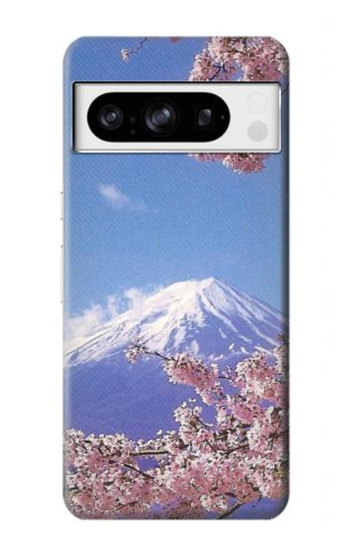 W1060 Mount Fuji Sakura Cherry Blossom Case Cover Custodia e Flip Case per Google Pixel 8 pro