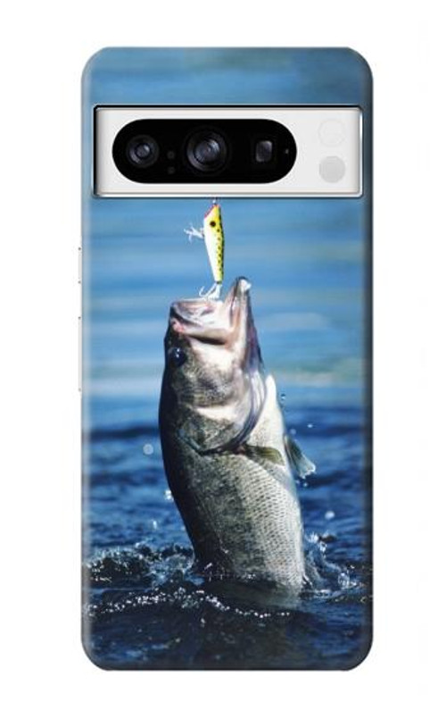 W1594 Bass Fishing Case Cover Custodia e Flip Case per Google Pixel 8 pro